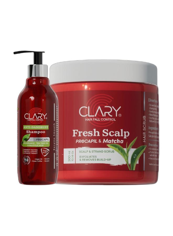 CLARY Fresh Scalp + Antidandruff Shampoo - Image 1
