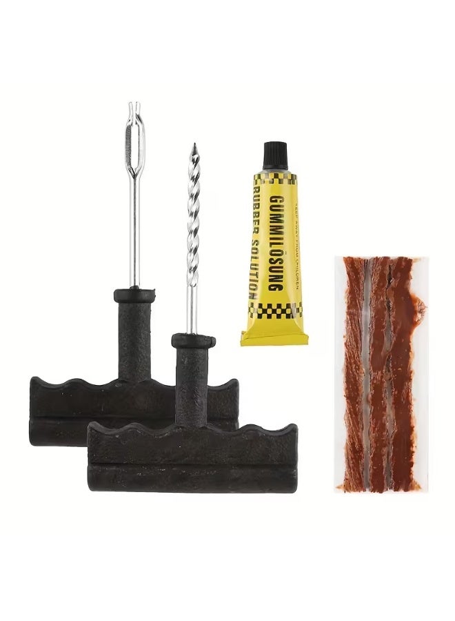 PAMEER 6pcs Tire Repair Tool Kit for Quick Fixes, Emergency Repair Set for Cars, Motorcycles, And Electric Bikes - Image 2