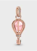 PANDORA Sparkling Pink Hot Air Balloon Dangle Charm