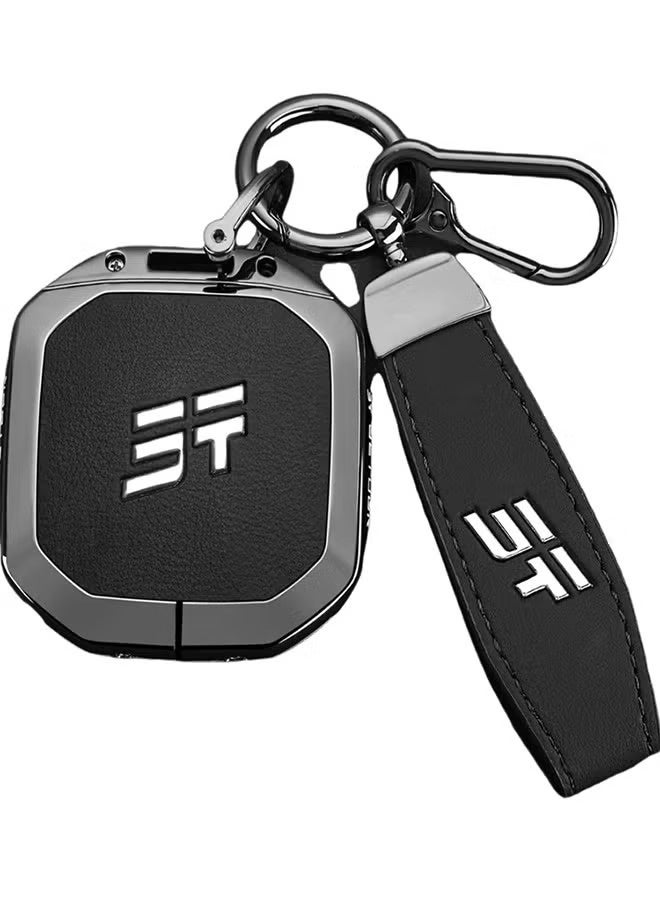JETOUR Zinc Alloy Car Key Cover for Jetour Traveller T1 T2 2025+ 2026 Freedom Freer Remote Case Shell Keychain Holder Fob Accessories - Image 1