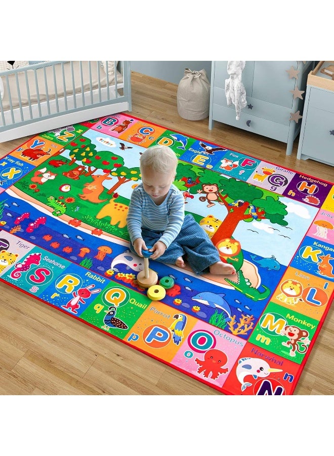 teytoy Baby Cotton Play Mat, Playmat Baby Crawling Mat for Floor Baby Mat Large Super Soft Extra Thick (0.6cm), Plush Surface Foldable Non-Slip Non-Toxic - Image 3