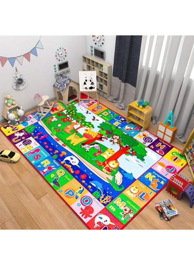 teytoy Baby Cotton Play Mat, Playmat Baby Crawling Mat for Floor Baby Mat Large Super Soft Extra Thick (0.6cm), Plush Surface Foldable Non-Slip Non-Toxic - Image 2