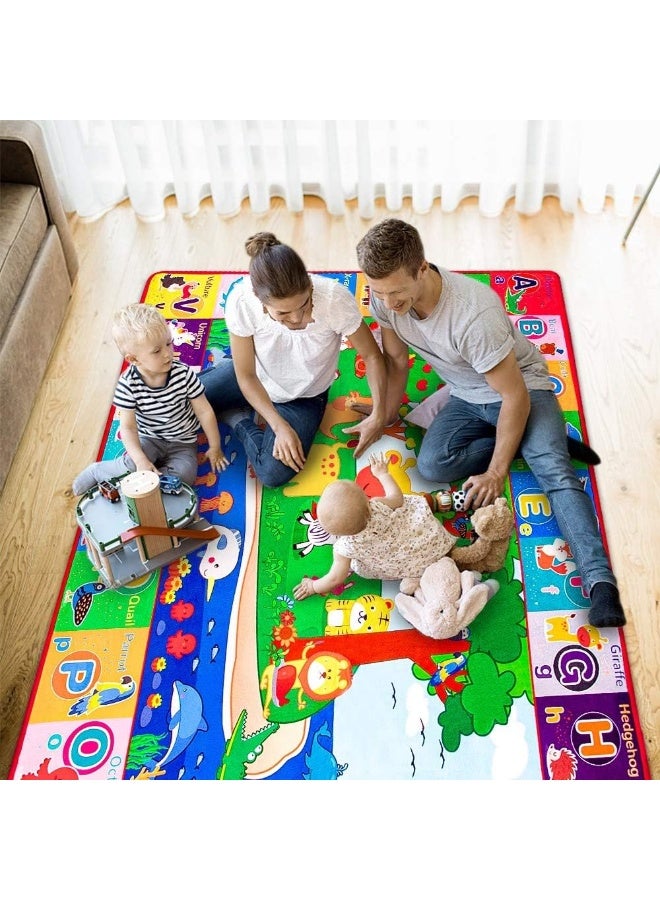 teytoy Baby Cotton Play Mat, Playmat Baby Crawling Mat for Floor Baby Mat Large Super Soft Extra Thick (0.6cm), Plush Surface Foldable Non-Slip Non-Toxic - Image 4