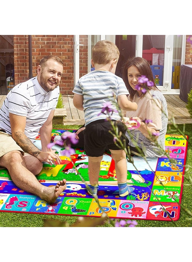 teytoy Baby Cotton Play Mat, Playmat Baby Crawling Mat for Floor Baby Mat Large Super Soft Extra Thick (0.6cm), Plush Surface Foldable Non-Slip Non-Toxic - Image 5
