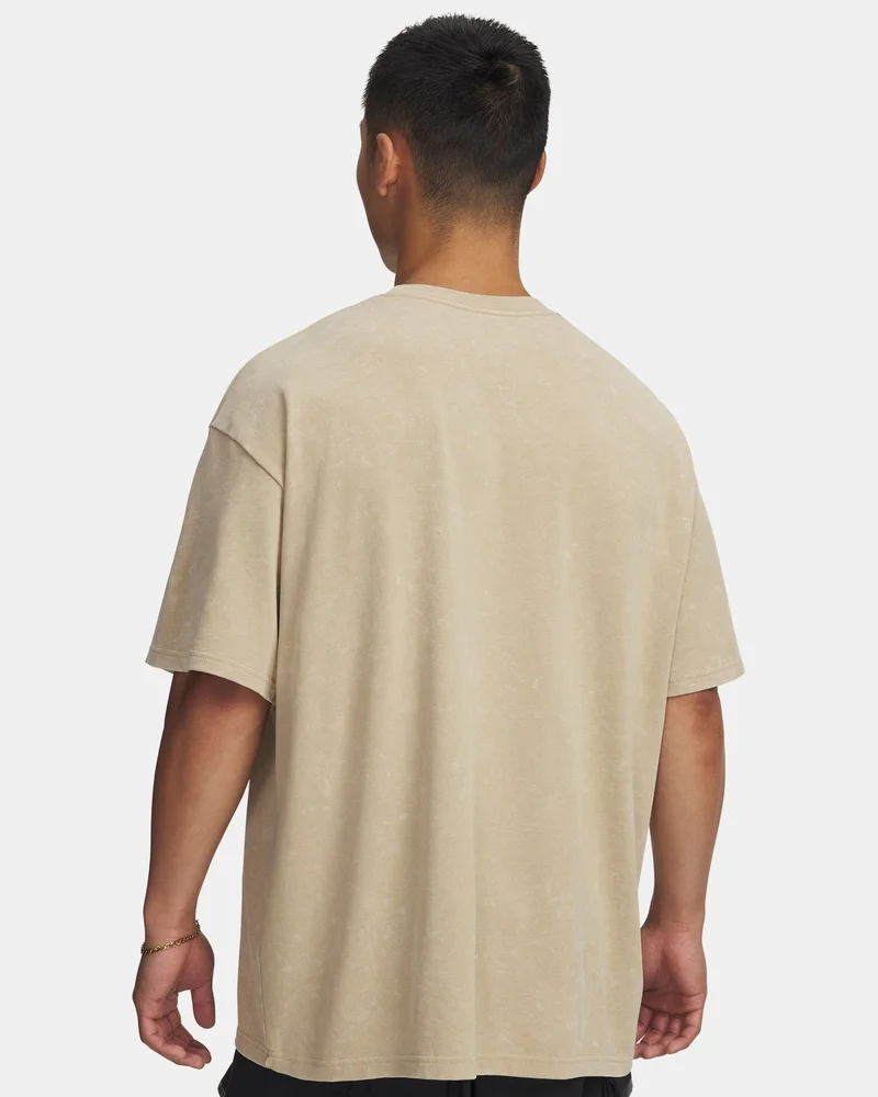 UNDER ARMOUR Men's Heavyweight Logo T-Shirt