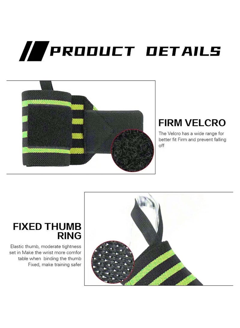 سبال لفافة معصم دعم عالي الجودة للرجال والنساء في رفع الأثقال وكمال الأجسام وتدريبات القوة مع حلقة إبهام شديدة التحمل - Image 3