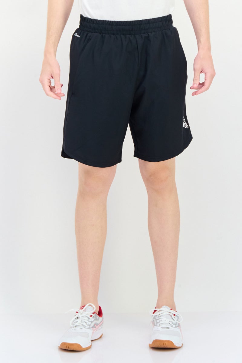 Adidas Men Sportswear Fit 9 Inseam Training Shorts, Black - Image 1
