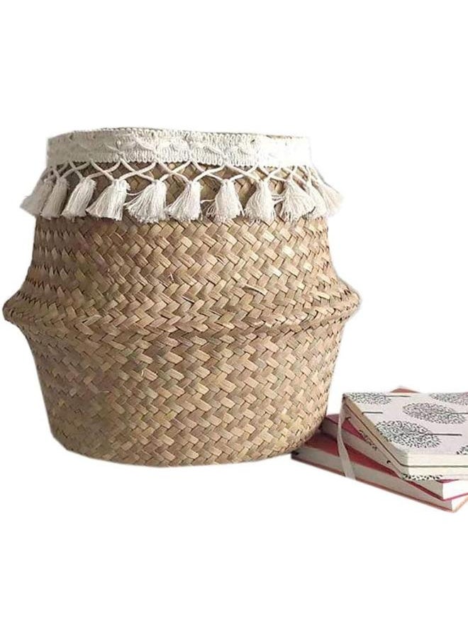 Woven Seagrass Plant Basket,Hand Woven Belly Basket Wicker Belly Basket Planter Indoor for Storage Basket Laundry Picnic Plant Pot - pzsku/Z14259C43C4FF992B6F42Z/45/_/1740555880/7460720c-85fa-4aff-b0ce-d66ec416ee13