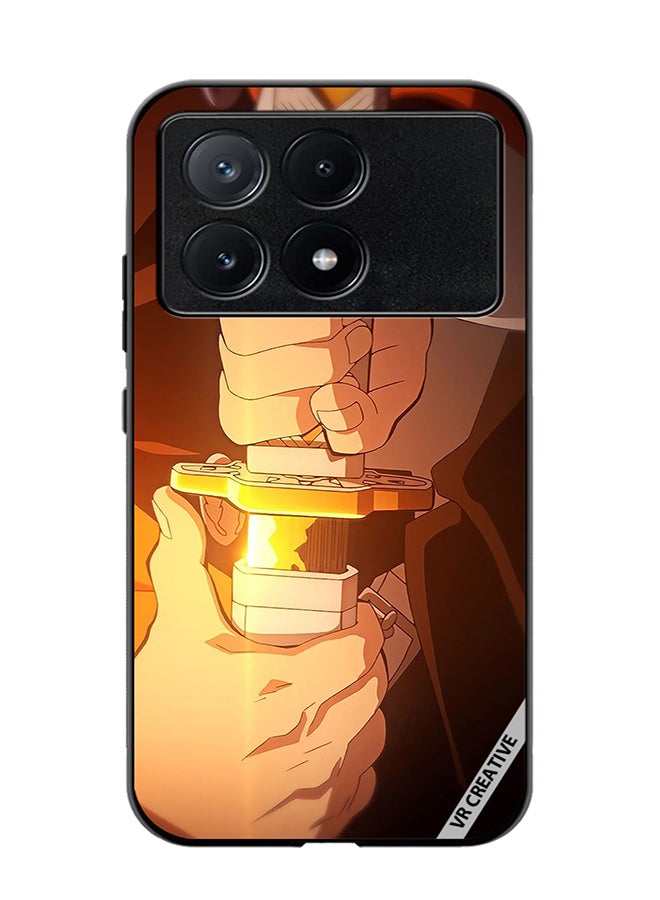 VR CREATIVE Protective Case Cover For Xiaomi Poco X6 Pro Sword Design Multicolour - Image 1