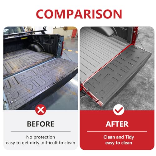 Xipoo Tailgate Liner Compatible with 2021 2022 2023 2024 2025 Ford F150 Tailgate Protector TPE Tailgate Mat Replacement for 2021-2025 Ford F150 Accessories (Tailgate Mat) - Image 2