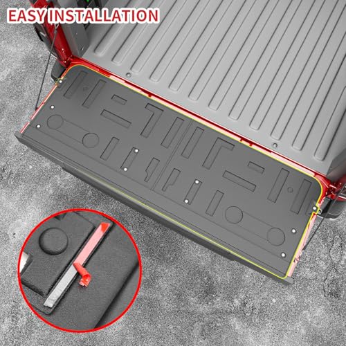 Xipoo Tailgate Liner Compatible with 2021 2022 2023 2024 2025 Ford F150 Tailgate Protector TPE Tailgate Mat Replacement for 2021-2025 Ford F150 Accessories (Tailgate Mat) - Image 4
