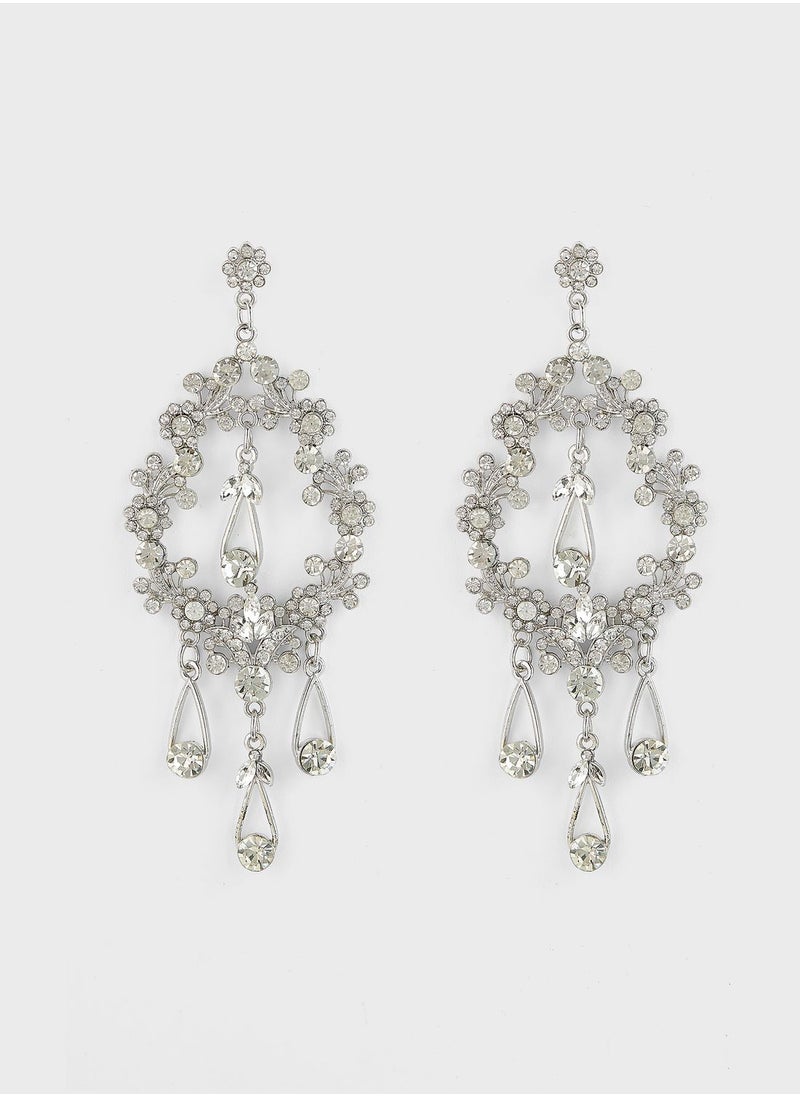 ONLY - Klaudia Rhinestone Earrins - Image 1