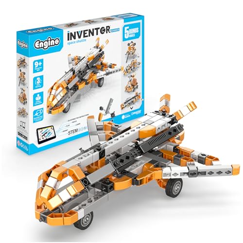 Engino Inventor STEM Toys Space Shuttle Kit Construction Toys for Kids 9 STEM Building Kit Educational Playset Gifts for Boys Girls - Image 1
