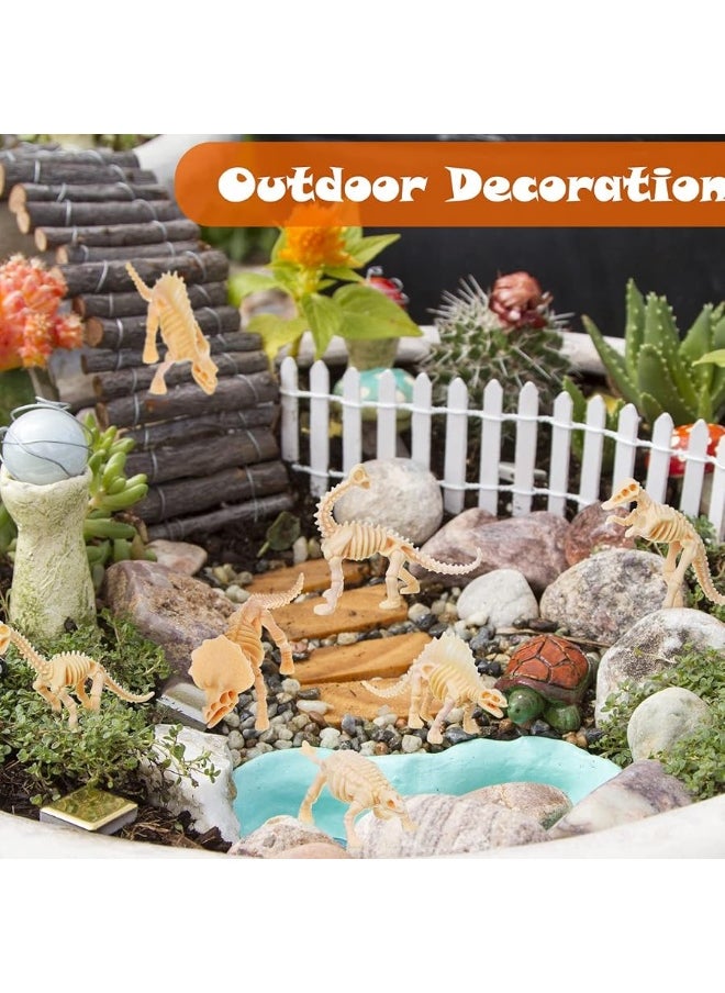 Zhanmai Zhanmai 60 Pieces Dinosaur Skeleton, Assorted Figures Dino Bones, Dinosaur Skeleton Toys for Science Play, Dino Sand Dig, Party Favor, Decorations and Stocking Stuffer (Elegant Style)  - Image 3
