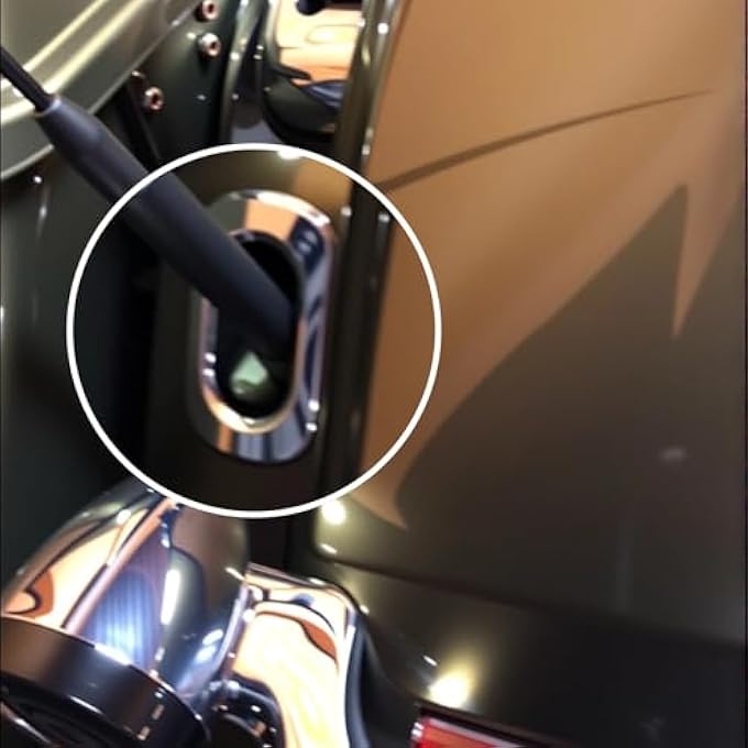 rayihni Motorcycle Antenna Hole Cover for Harley Touring Street Glide Flhx 2006-2023, Road Glide Fltri 2010-2023, Road King Special 2017-2023, Chrome-B - Image 3