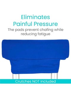 Arabest Premium Comfortable Crutch Pads and Hand Grips for Adult and Youth Walking Crutches - Breathable Machine Washable Padding - Moisture Wicking Odor Reducing Covers for Pillow Accessories  - Image 3