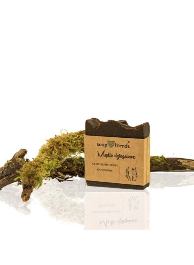 Soap&Friends Tar Soap – 80g | Soothing & Deep Cleansing for Skin Conditions | Psoriasis, Acne & Dandruff Treatment - Image 5