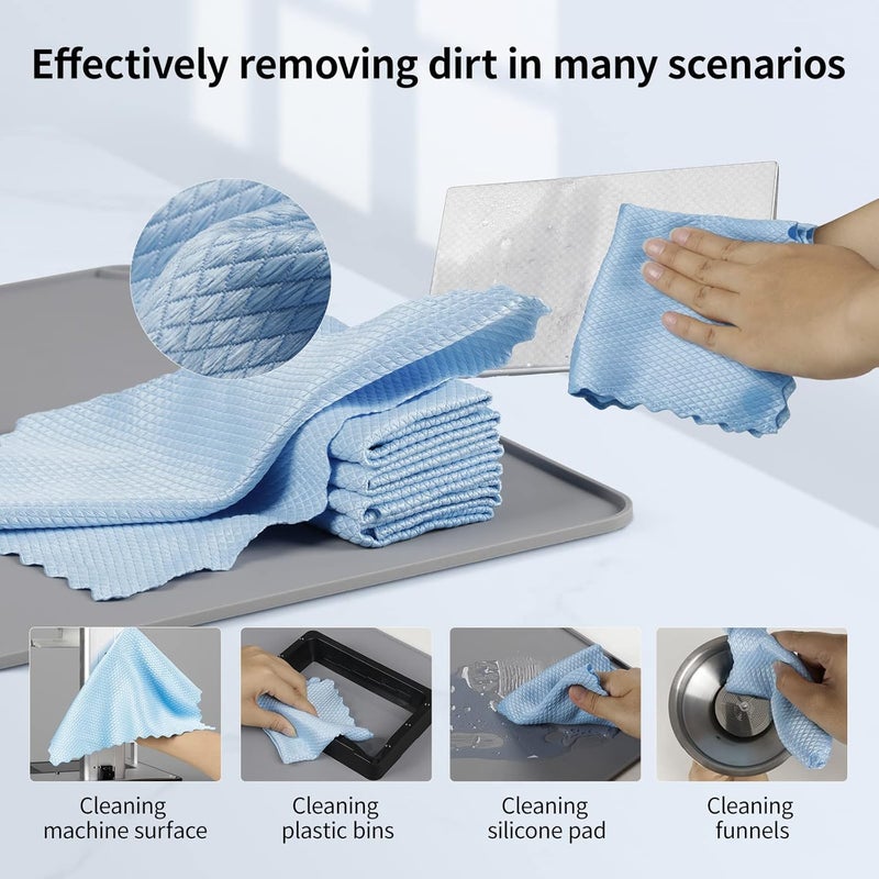 3idea Anycubic Resin 3D Printer Accessories Tool Kits, Silicone Pad, Stainless Steel Resin Filter, Multi-Function Water Bottle, Fish Scale Cloth, Golves, Plastic Nipper for Cleaning and 3D Printing - Image 5