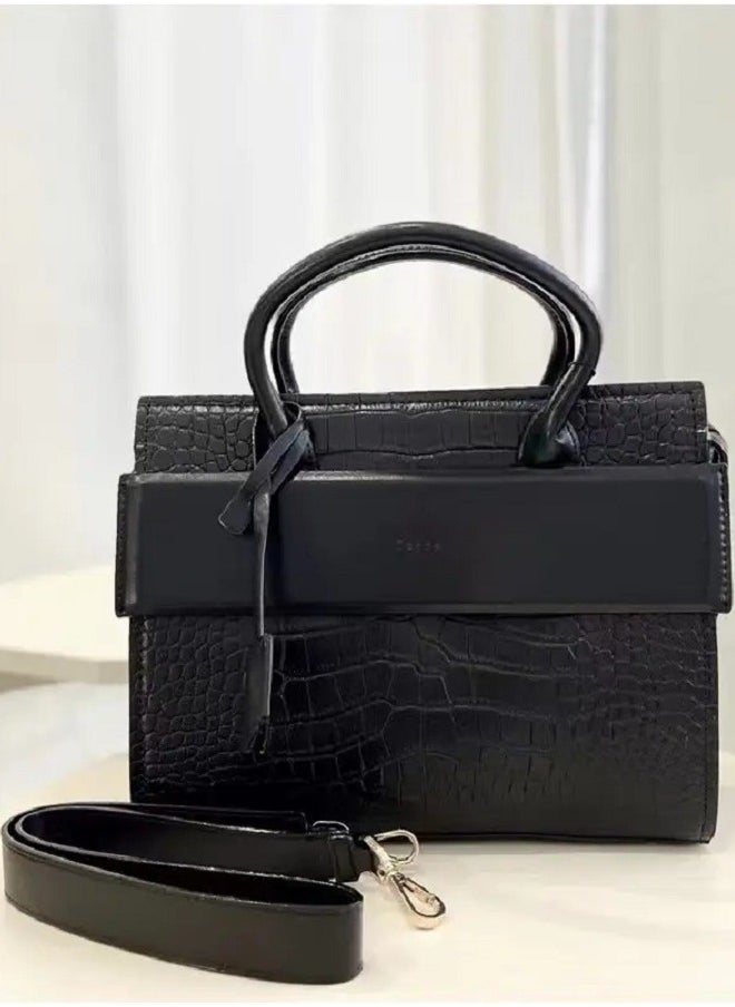 Pedro Crocodile Pattern PU Leather Ladies Crossbody Shoulder Bags Handbags Tote Bags For Women  - Image 1