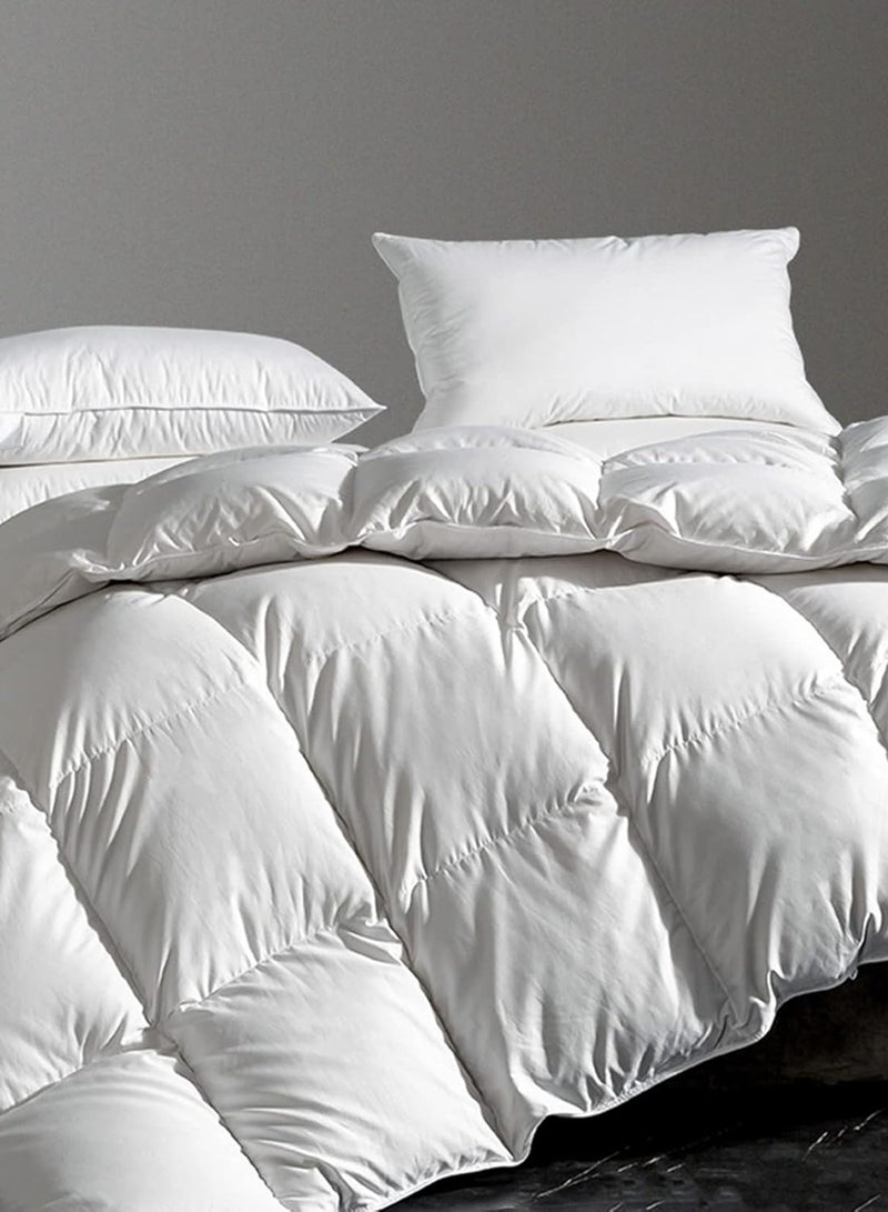 Asraar Guest Room Essentials 3-Piece Set – Includes 1 Premium Bed Sheet 200 x 200cm for a Soft and Luxurious Feel, 1 Lightweight Duvet 240 x 260cm for Comfort, and 1 Pillow Protector 75 x 50cm to Keep Pillows Fresh and Clean – Stylish and Easy to Maintain  - Image 3