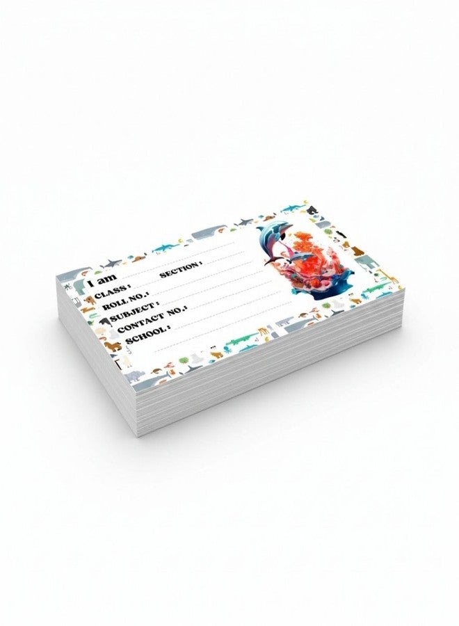 AanyaCentric Set of 36 Kids Name Sticker | 10 x 5 cm | Self Fill in Sticky Labels for Book Register Copy - Image 1