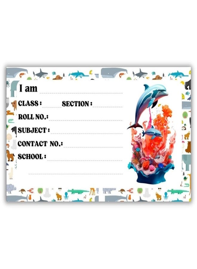 AanyaCentric Set of 36 Kids Name Sticker | 10 x 5 cm | Self Fill in Sticky Labels for Book Register Copy - Image 4