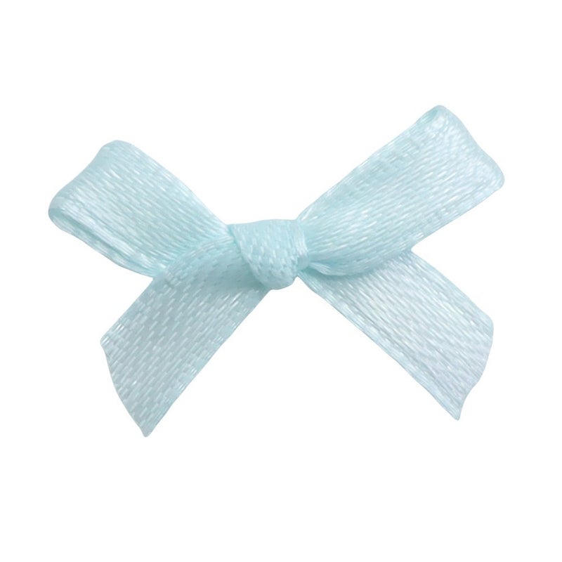 6Mm100 Polyester Ribbon Finished Mini Bow Gift Packaging Underwear Card Material Supply - Image 1