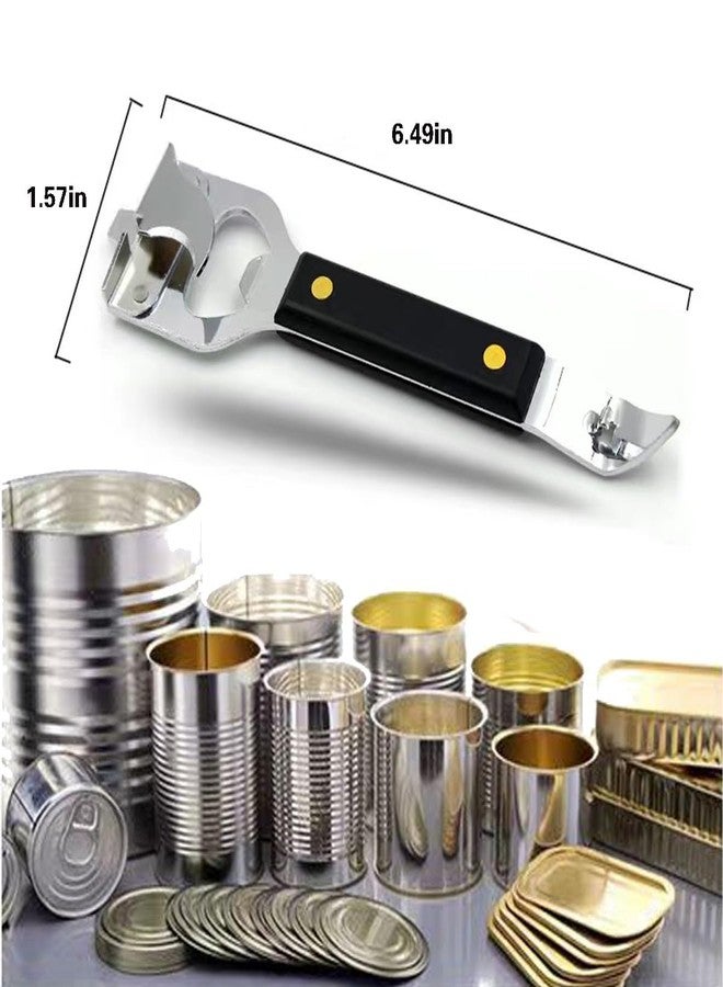 HLCM Bottle Opener - Manual Can Opener - Versatile 4-In-1 Can Opener for Kitchen Restaurants and Camping Trips (2) - Image 2