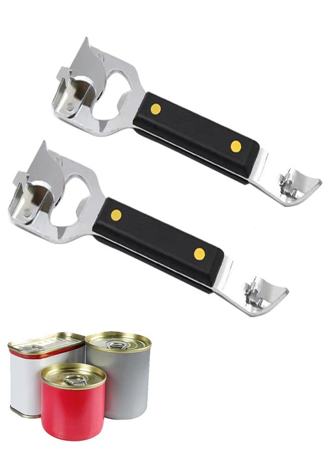 HLCM Bottle Opener - Manual Can Opener - Versatile 4-In-1 Can Opener for Kitchen Restaurants and Camping Trips (2) - Image 1