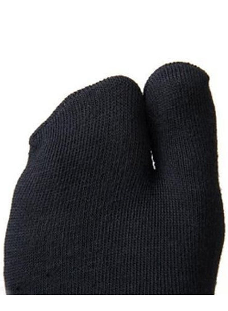 Japan Tabi Socks, Split 2 Toe Sandals Ninja Slipper Japanese Kimono Cotton for Men Women,4 Pairs  - Image 3