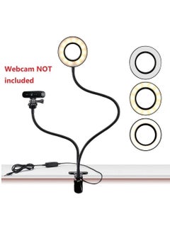 Beauenty Webcam Light Stand for Live Stream, Selfie Ring Light with Webcam Mount  - Image 2