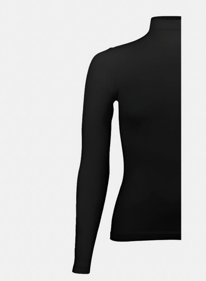 Silvy Lycra Celina High Long Sleeves High Neck Top For Women - Image 3