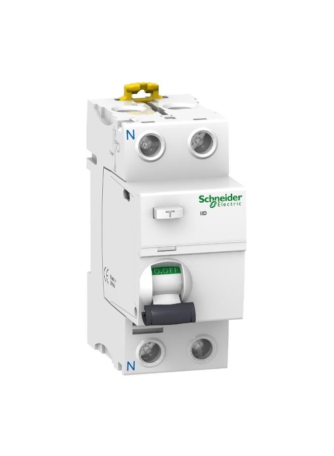 Schneider Electric Acti 9 Iid, Rccb, 2P, 25A, 30Ma, Type Ac