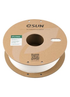 eSUN eSUN Matte PLA Filament 1.75 mm, Matte PLA 3D Printer Filament, Dimensional Accuracy +/- 0.02 mm, 1 kg Spool (2.2 lbs) 3D Printing Filament for 3D Printer, Matte Milky White  - Image 2