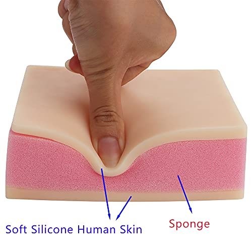 VTurboWay Silicone Sponge Human Skin Injection Pad Training Model, Nurse Student Practice, No Syringe Included!!! - Image 3