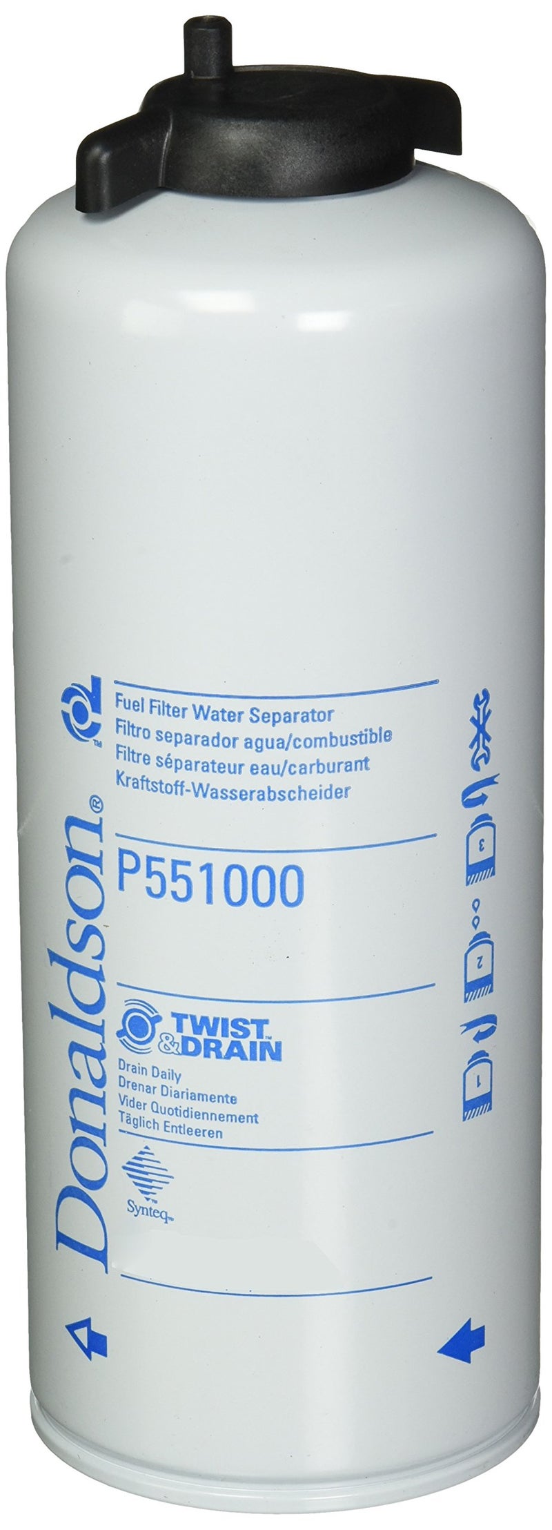 Donaldson P551000 Fuel Filter 992 Water Separator Type SpinOn Style Composite Media Type