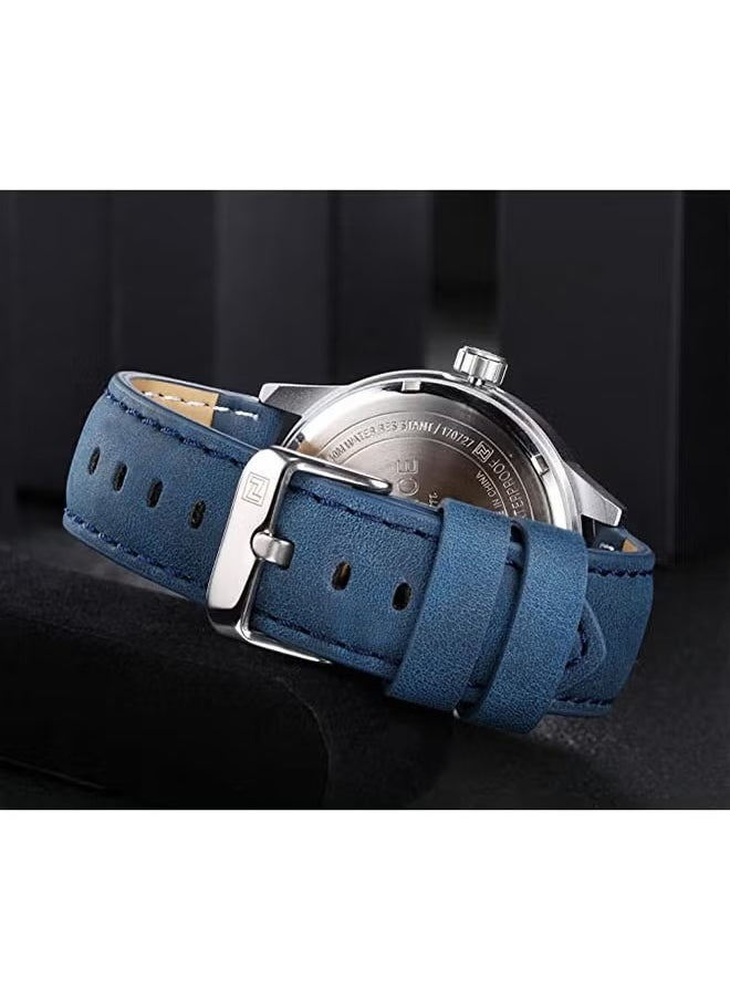 CURREN Men's Date Display Water Resistant PU Leather Analog Watch  - Image 3