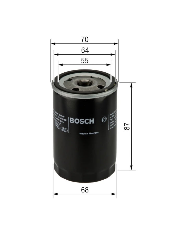 Bosch Oil Filter for Mitsubishi Cars- 0986452041 - Image 2