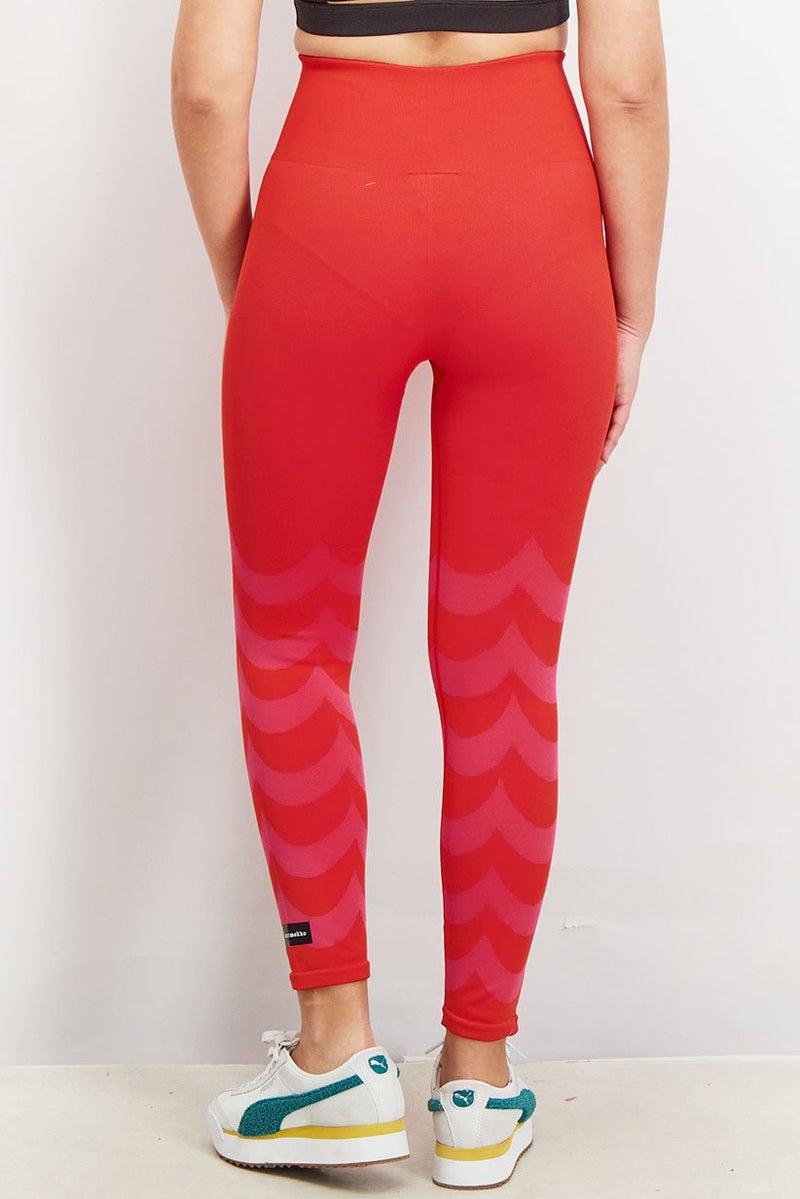 Adidas ليجنغز تدريب مطبوعة للنساء، حمراء - Image 3