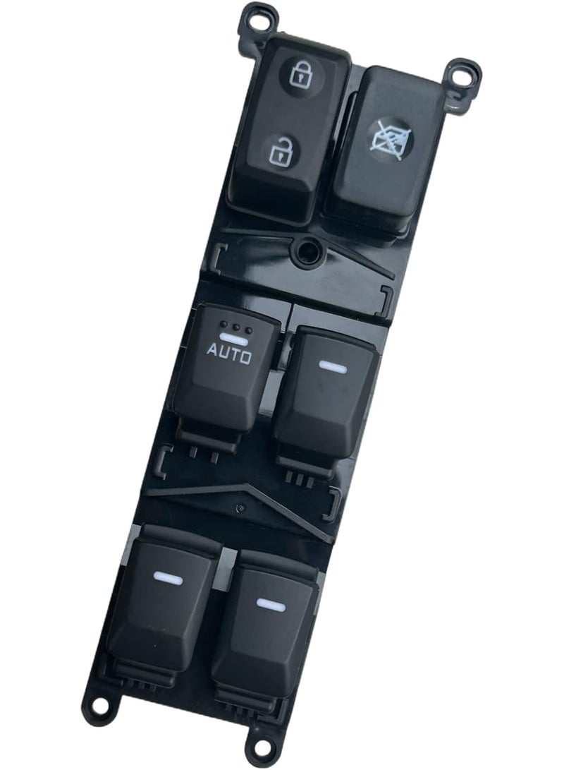 KISSUN Power Window Master Switch Compatible with Kia Rio 2012-2015 - Front Left Driver Side (Replaces 93570-1W155) - Image 1