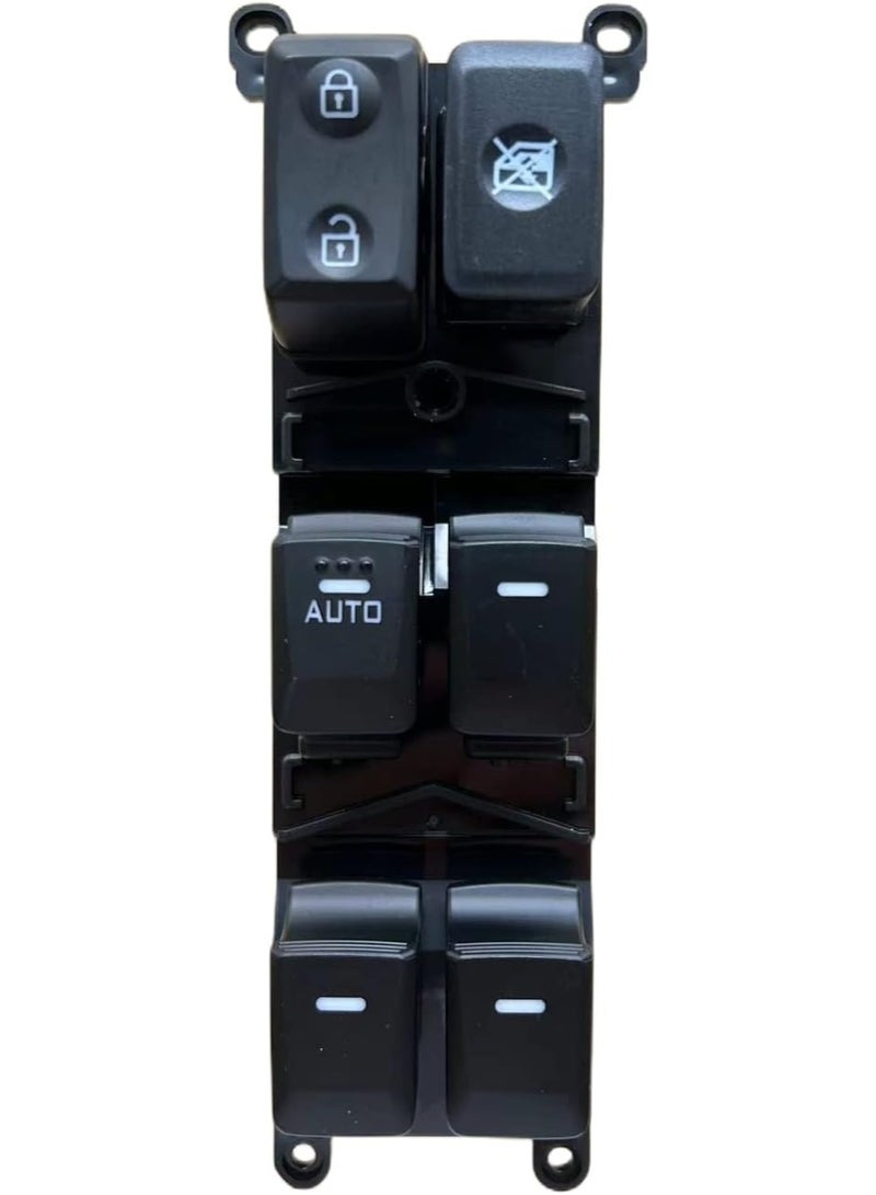 KISSUN Power Window Master Switch Compatible with Kia Rio 2012-2015 - Front Left Driver Side (Replaces 93570-1W155) - Image 4