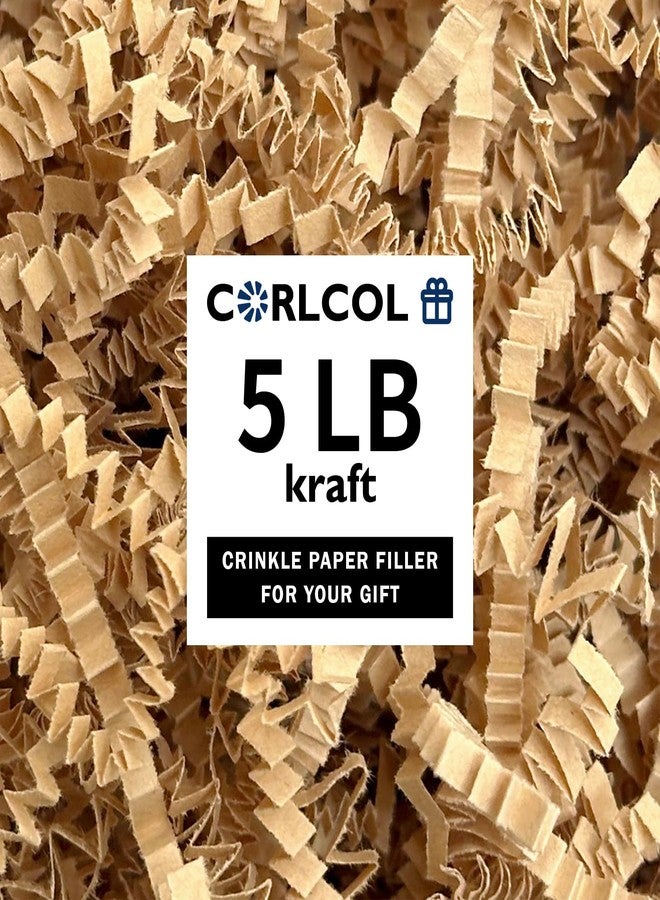 Corlcol 5LB Crinkle Paper Filler (Kraft, 5 LB - Image 1