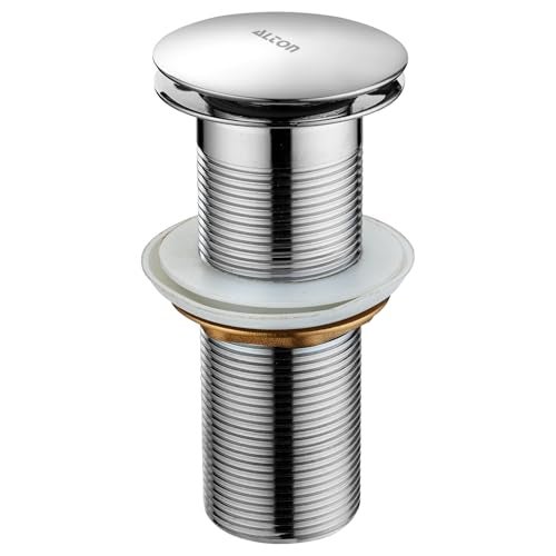 ALTON ALD115 Brass 5-INCH Pop-Up Type Waste Coupling For Wash Basin (Silver) - Image 1