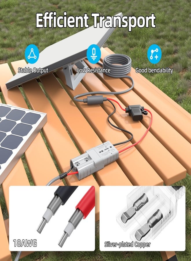 DAIERTEK Starlink Mini DC Power Cable with 10A Fuse & SAE Connector, 18AWG Power Cord for Vehicle, Camping, Trailer, RV - Image 4