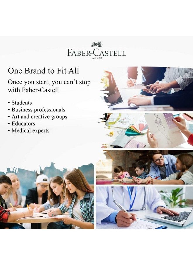FABER-CASTELL - Textliner 38 Superfluorescent Highlighter Pen Markers Highlighters Assorted Colors ; Chisel Tip Highlighter Pens ; Lightweight Slim Design & Slim Barrel 10 Count (Red) - Image 1