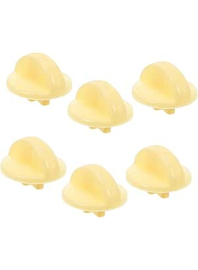 6Pcs Universal Gas Stove Oven Control Knobs Easy Install Replacement For Home Kitchen - Image 1