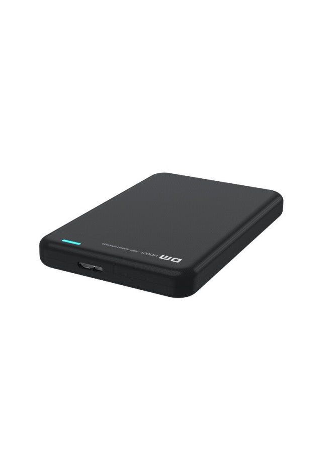 DM Mobile Hard Disk Box 2.5-inch USB3.0 HD001 Notebook Desktop Mechanical Hard Disk Box-Color:Black  - Image 4
