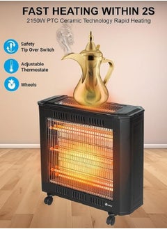 SARAY Turkish Portable Electric Heater 2150W |  STN 5600  Adjustable Temperature Room Heater with Energy-Efficient and Powerful Heating | Perfect for Home, Office, and Winter Comfort"  - Image 5