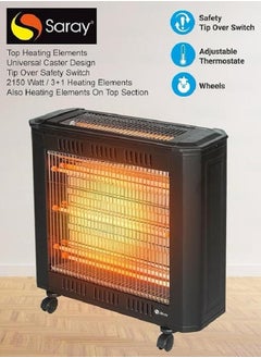 SARAY Turkish Portable Electric Heater 2150W |  STN 5600  Adjustable Temperature Room Heater with Energy-Efficient and Powerful Heating | Perfect for Home, Office, and Winter Comfort"  - Image 3