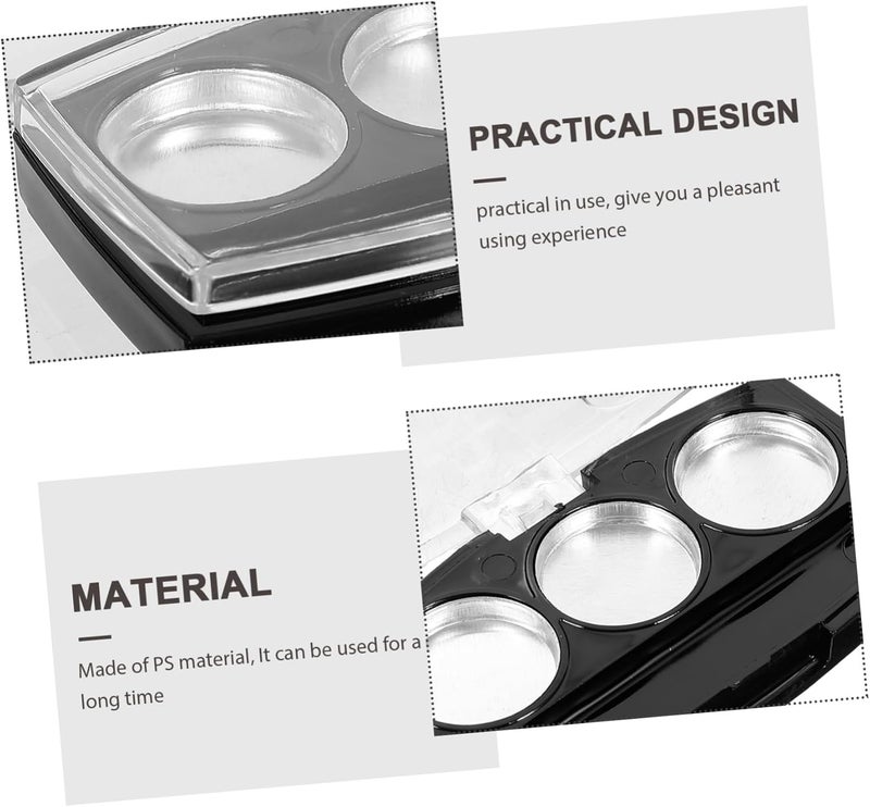 10pcs Empty Refillable Eyeshadow Case Transparent Blush Box for Compact and Convenient for Pocket Purse and Stylish Design - Image 3